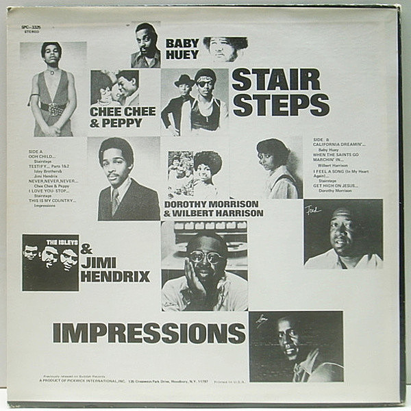 VARIOUS / 5 STAIRSTEPS / ISLEY BROTHERS / JIMI HENDRIX