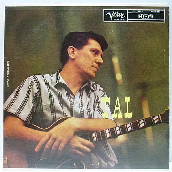 レコードメイン画像：美品!! MONO トランペッターLbl. 深溝 TAL FARLOW Tal ('56 Verve) EDDIE COSTAE, VINNIE BURKE ギター・トリオ 傑作盤