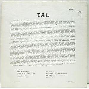 TAL FARLOW / Tal (LP) / Verve | WAXPEND RECORDS