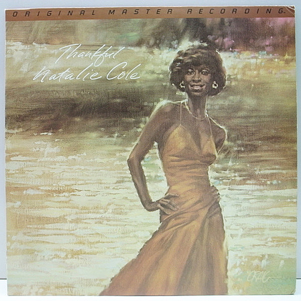 レコードメイン画像：美品 MOBILE MFSL 高音質 オリジナル NATALIE COLE Thankful モービル AUDIOPHILE レア LP ナタリー・コール 名盤