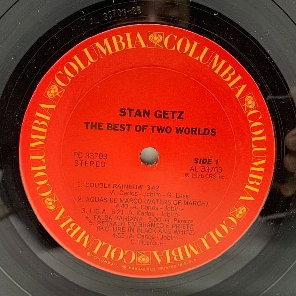 STAN GETZ / JOAO GILBERTO / The Best of Two Worlds (LP