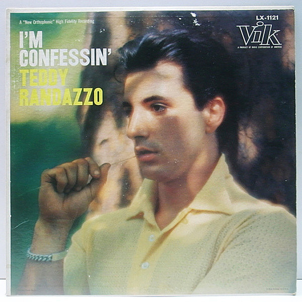 レコードメイン画像：美盤!! 1st黒ラベ 深溝 MONO オリジナル TEDDY RANDAZZO I'm Confessin' ('58 Vik) テディ・ランダッツォ 歌手時代の佳作