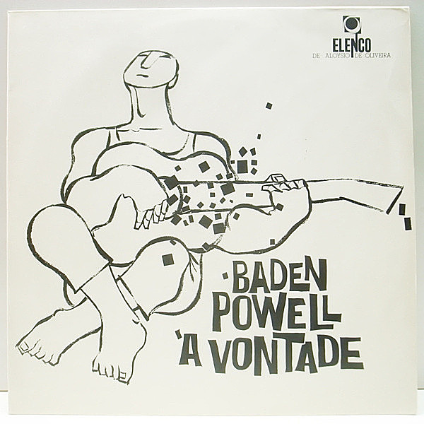 レコードメイン画像：BRASIL盤 MONO BADEN POWELL A Vontade ('67 Elenco) バーデン・パウエル ボサノヴァ不朽の名作