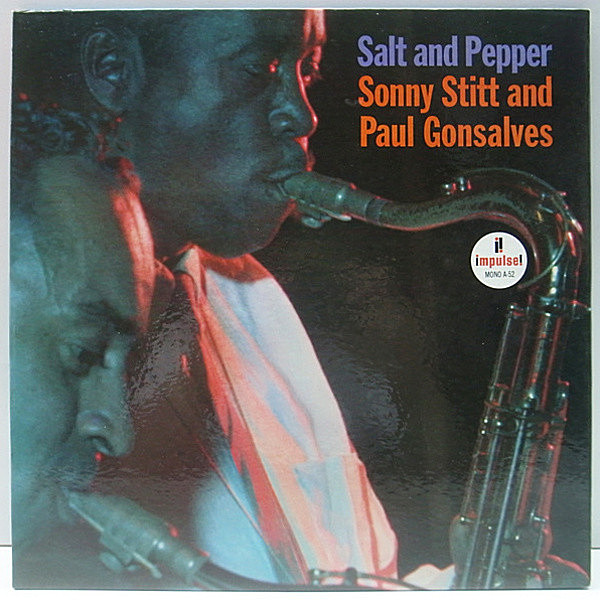 レコードメイン画像：音抜群!良品! 1st橙ツヤ 深溝 MONO オリジナル SONNY STITT / PAUL GONSALVES Salt And Pepper ('64 Impulse) VANGELDER刻印あり