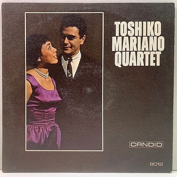 レコードメイン画像：USオリジナル 深溝 MONO 秋吉敏子 TOSHIKO AKIYOSHI / CHARLIE MARIANO Toshiko Mariano Quartet ('61 Candid) 米 初回 モノラル LP