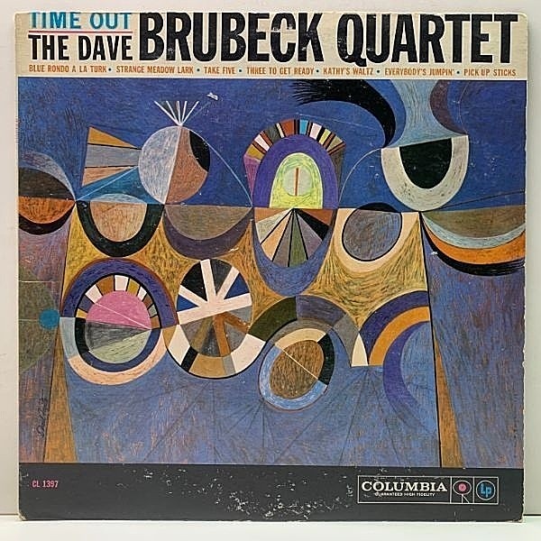 レコードメイン画像：US 完全オリジナル【MONO, CBS無し 6eye 深溝】DAVE BRUBECK QUARTET Time Out (Columbia CL 1397) Take Fiveを含む名盤！w/ PAUL DESMOND