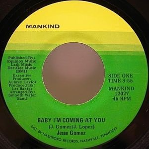 レコード画像：JESSE GOMEZ / Baby I'm Coming At You / Lace