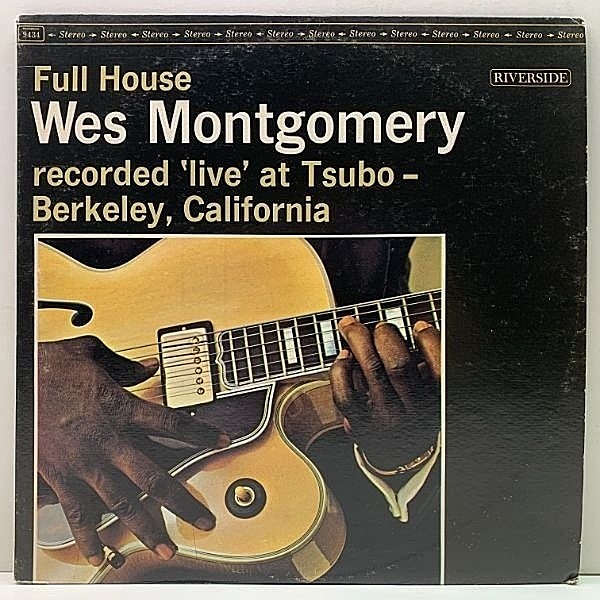 レコードメイン画像：良好!! 銀リール BGP修正ラベ US初期プレス WES MONTGOMERY Full House (Riverside RS 9434) w/ JOHNNY GRIFFIN, WYNTON KELLY ほか