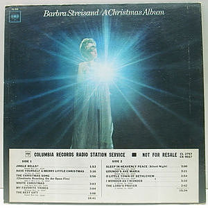 レコード画像：BARBRA STREISAND / A Christmas Album