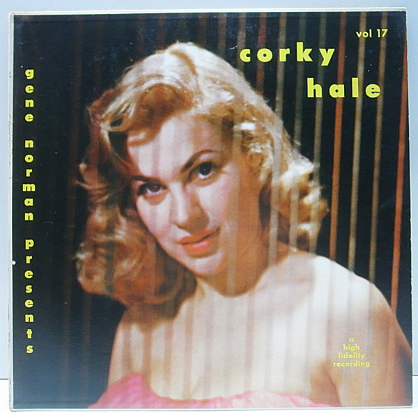 レコードメイン画像：美盤!! FLAT 深溝 MONO オリジナル CORKY HALE Modern Harp ('56 GNP) Larry Bunker, Howard Roberts, Red Mitchell etc