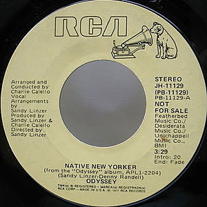 ODYSSEY / Native New Yorker (7) / RCA | WAXPEND RECORDS
