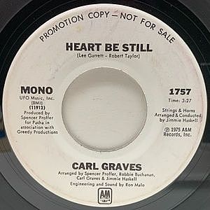 レコード画像：CARL GRAVES / Heart Be Still