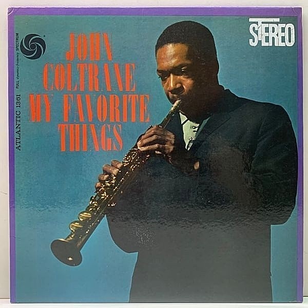 レコードメイン画像：良好!! US 3色 コーティング仕様 JOHN COLTRANE My Favorite Things ('61 Atlantic 1361) w/ McCOY TYNER, STEVE DAVIS, ELVIN JONES