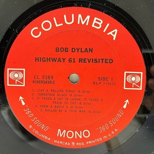 【新品未開封】【レコード】Bob Dylan 追憶のハイウェイ61 MONO Bob Dylan – Highway 61 Revisited – Vinyl (Pitman Pressing