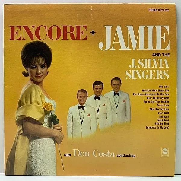 レコードメイン画像：Cut無し!美品! USオリジナル JAMIE AND THE J.SILVIA SINGERS Encore ('67 ABC) DON COSTAによる洗練されたジャジーなアレンジも秀逸