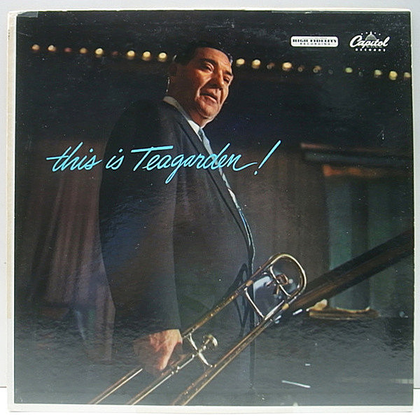 レコードメイン画像：良盤!! 1stターコイズ MONO オリジナル JACK TEAGARDEN This Is Teagarden! ('56 Capitol) ジャック・ティーガーデン レア LP