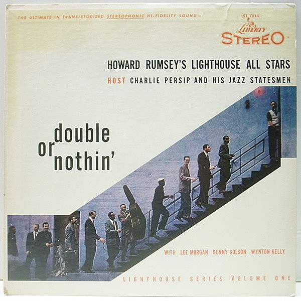 レコードメイン画像：極美盤!! 1st 黒ツヤ オリジナル HOWARD RUMSEY Double Or Nothin | LEE MORGAN, CONTE CANDOLI, BENNY GOLSON, WYNTON KELLY 他