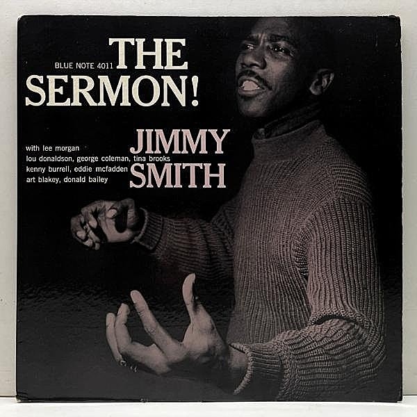 レコードメイン画像：【MONO, 63rd.&NY, 片溝, RVG, 耳】JIMMY SMITH The Sermon (Blue Note BLP 4011) w/ LEE MORGAN, TINA BROOKS, KENNY BURRELL 米モノラル