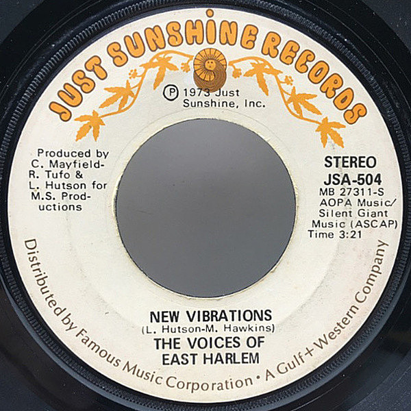 VOICES OF EAST HARLEM / New Vibrations / Giving Love (7