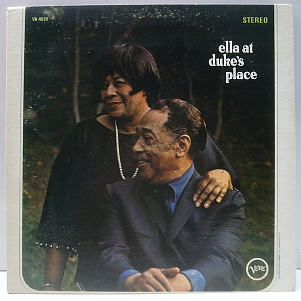 レコードメイン画像：エラ＆エリントンの再共演!! 美盤 1st 黒Tラベ オリジナル ELLA FITZGERALD / DUKE ELLINGTON Ella At Duke's Place ('66 Verve)