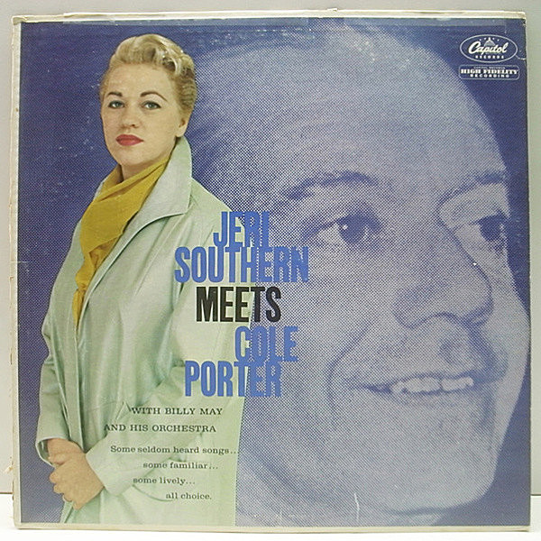 レコードメイン画像：良盤!! 初回LEFTロゴ 虹ツヤ MONO オリジナル JERI SOUTHERN Meets Cole Porter ('59 Capitol) コール・ポーター集 名盤