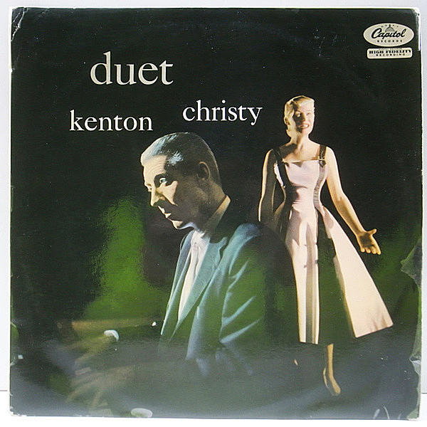 レコードメイン画像：UK MONO 美盤!! コーティング仕様 JUNE CHRISTY & STAN KENTON Duet (Capitol) インティメイトなデュエット作品