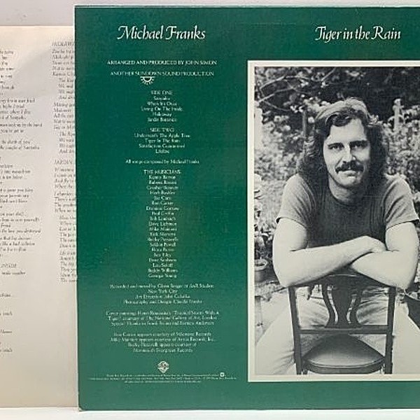 MICHAEL FRANKS / Tiger In The Rain (LP) / Warner Bros