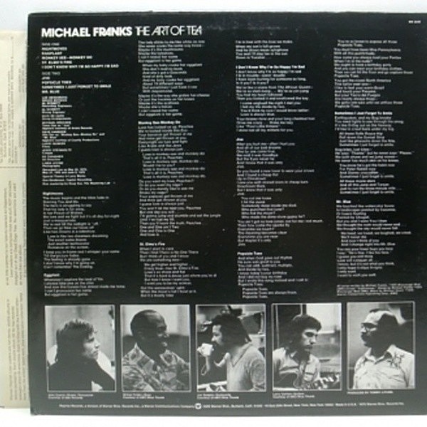 レア！西独盤！Michael Franks/ THE ART OF TEA Michael Franks – The Art Of Tea – Vinyl (LP, Album + 2 more