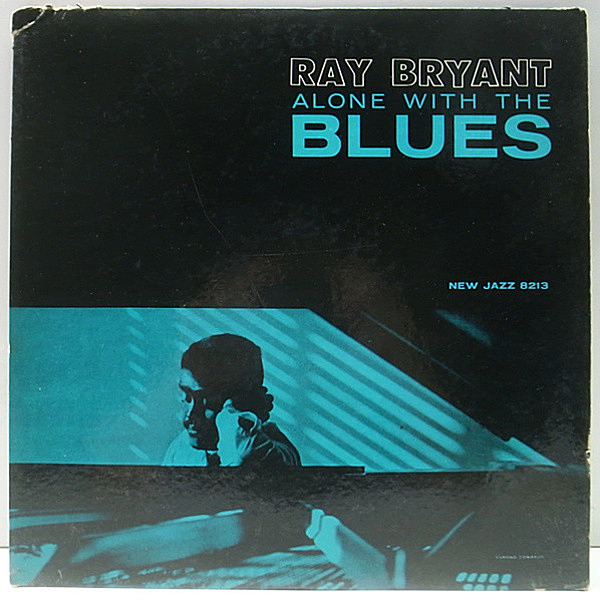 レコードメイン画像：良盤!! 1st Purple 両溝 MONO 完全オリジナル RAY BRYANT Alone With The Blues ('59 New Jazz) RVG刻印 コーティング仕様