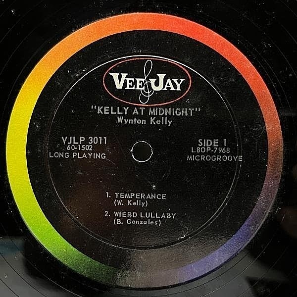 ウイントンケリー　ケリーアットミッドナイト　オリジナルレコード KELLY AT MIDNIGHT / ウィントン・ケリー/WYNTON KELLY レコード