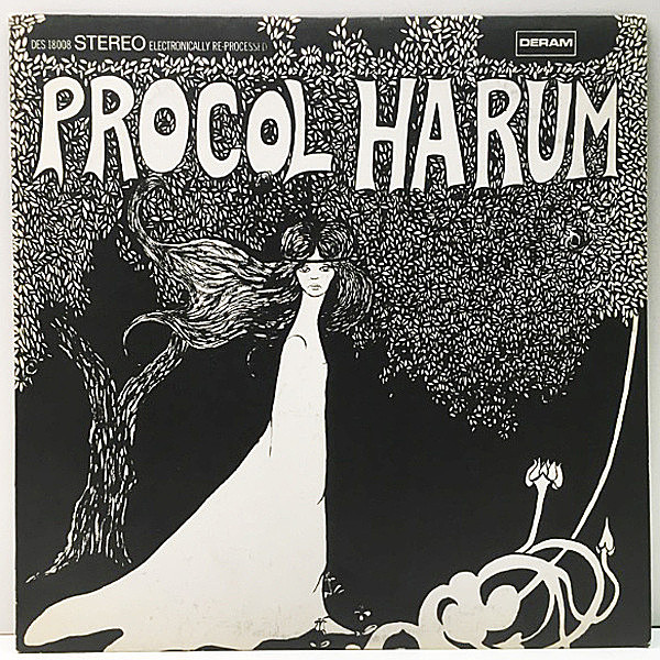 レコードメイン画像：Cut無し!良好! ざら紙 USオリジナル PROCOL HARUM 1st デビュー作 ('67 Deram) 青い影 プロコル・ハルム Lp ドラムブレイク DRUM BREAK
