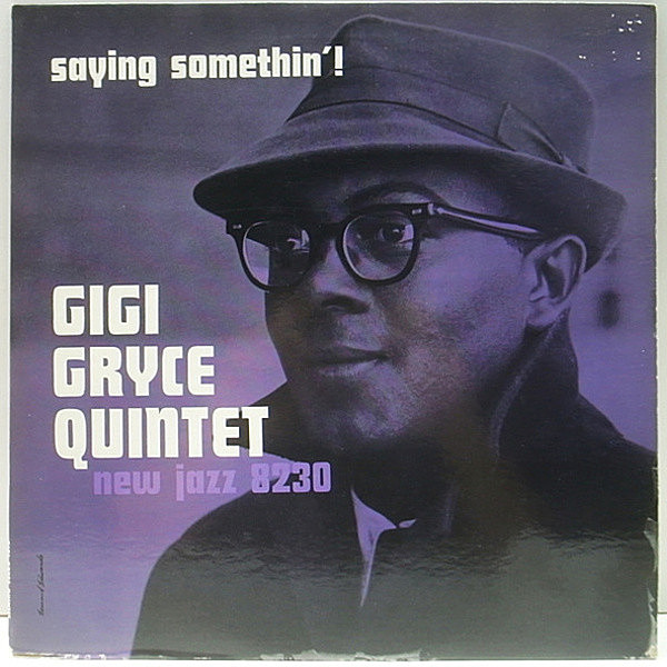 レコードメイン画像：ほぼ美盤!! 1st Purple MONO RVG 準オリジナル GIGI GRYCE Saying Somethin ('60 New Jazz) Richard Williams, Richard Wyands 他