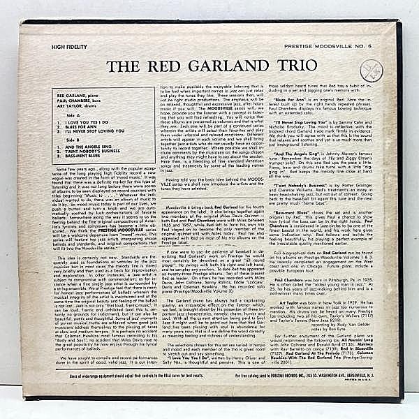 ジャズ CD Red Garland Trio Moodsville Volume 6 UCCO90290 Prestige /00110 CD RED GARLAND TRIO Moodsville Volume 6 UCCO90290 Prestige