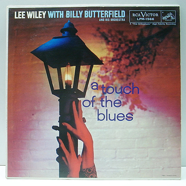 レコードメイン画像：良好品!! MONO ニッパー 深溝 USオリジナル LEE WILEY A Touch Of The Blues ('58 RCA) 名作 BILLY BUTTERFIELD, MUNDELL LOWE ほか