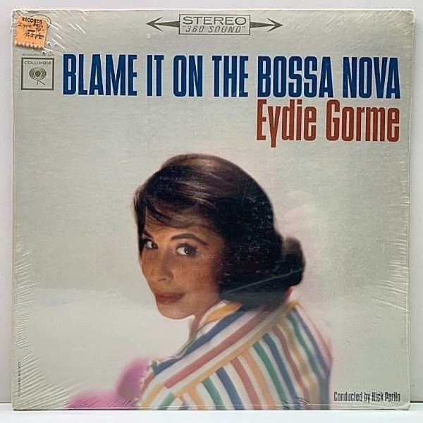 レコードメイン画像：レア シールド未開封!! USオリジナル EYDIE GORME Blame It On Bossa Nova ('63 Columbia) イーディ・ゴーメ 恋はボサ・ノバ 米 2eye