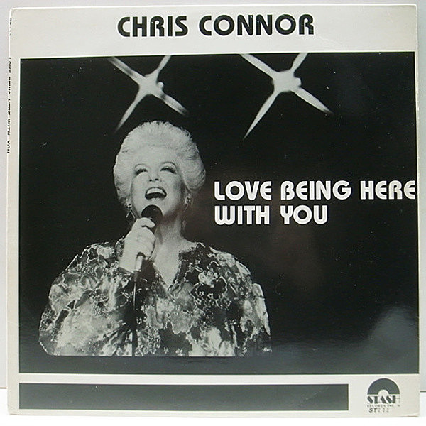 レコードメイン画像：美品 オリジナル CHRIS CONNOR Love Being Here With You ('84 Stash) 晩年の佳作 Bucky Pizzarelli 他