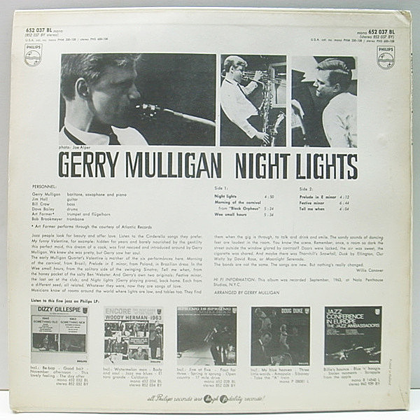 Gerry Mulligan Night Lights レコード Amazon.co.jp: NIGHT LIGHTS - MULLIGAN, GERRY: ミュージック