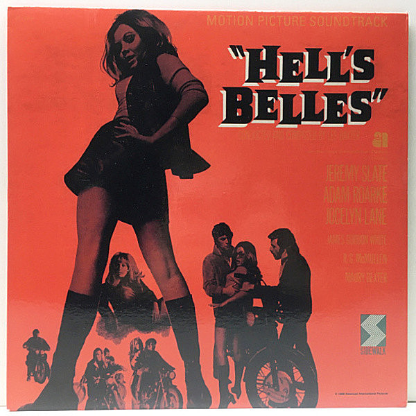 レコードメイン画像：美品 USプレス LES BAXTER『Hell's Belles』O.S.T. (Sidewalk ST-5919) サイケ／レアグルーヴ／ドラムブレイク Lp アウトロ・バイカー 映画