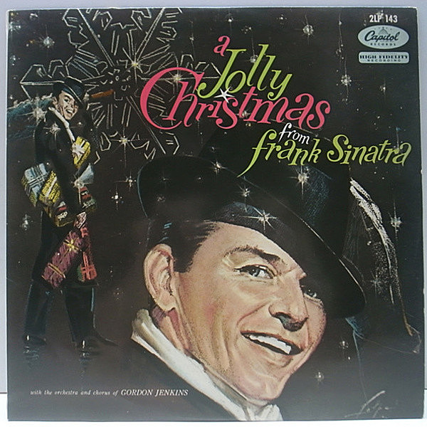 レコードメイン画像：美品 日ペラ 赤盤 フランク・シナトラ／メリー・クリスマス FRANK SINATRA A Jolly Christmas From ～ ('59 Capitol) フリップバック