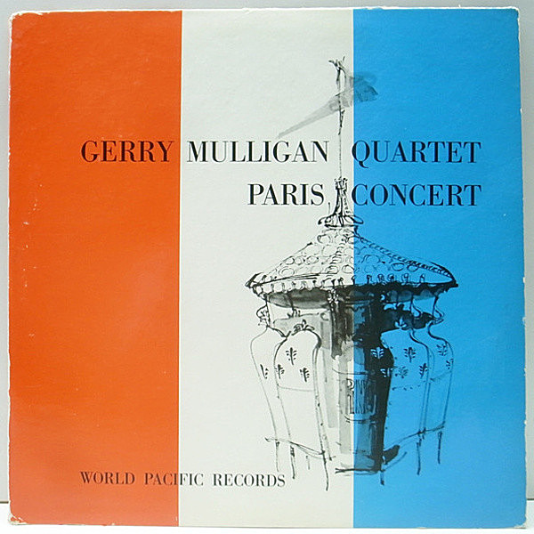 レコードメイン画像：美盤!! MONO 深溝 GERRY MULLIGAN Paris Concert (World Pacific PJ-1210) パリ・ブレイエルホール・コンサート 名盤