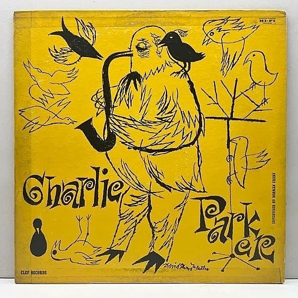 レコードメイン画像：良再生!! USオリジナル CHARLIE PARKER The Magnificent (Clef MG C-646) チャーリー・パーカー絶頂期の録音 DSMアート David Stone Martin