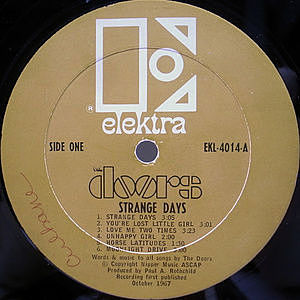 The Doors レコード DOORS / Strange Days (LP) / Elektra | WAXPEND RECORDS