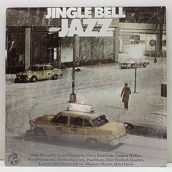 レコードメイン画像：シュリンク美品『雪化粧』ジャケ Jingle Bell Jazz | MILES DAVIS w/ BOB DOROUGH, DUKE ELLINGTON, CARMEN McRAE 絶品のクリスマスジャズ