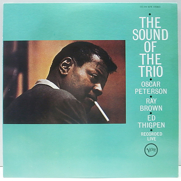 レコードメイン画像：美盤 日LP 解説付き OSCAR PETERSON / RAY BROWN / ED THIGPEN The Sound Of The Trio ('61 Verve) ロンドン・ハウス・ライヴ 人気作!!