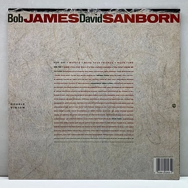 BOB JAMES / DAVID SANBORN / Double Vision (LP) / Warner Bros