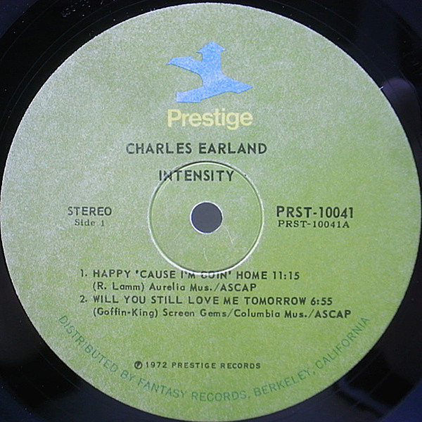 CHARLES EARLAND / Intensity (LP) / Prestige | WAXPEND RECORDS