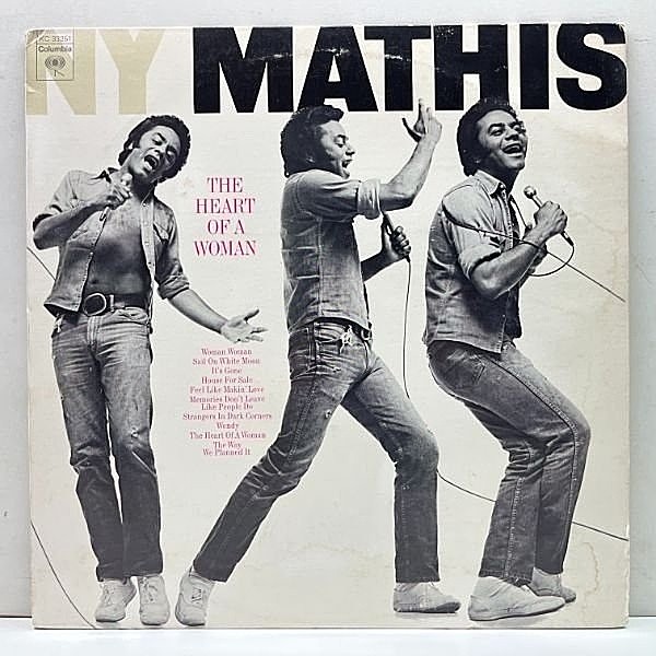 レコードメイン画像：美盤!! 初版 KC規格 USオリジナル JOHNNY MATHIS The Heart Of A Woman ('74 Columbia) Feel Like Makin' Love, Woman, Woman 収録
