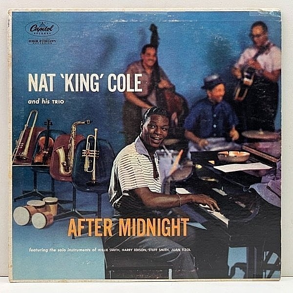 レコードメイン画像：RARE 良好!! MONO 初版 灰ラベ USオリジ NAT KING COLE After Midnight ('55 Capitol) ナット・キング・コール／アフター・ミッドナイト