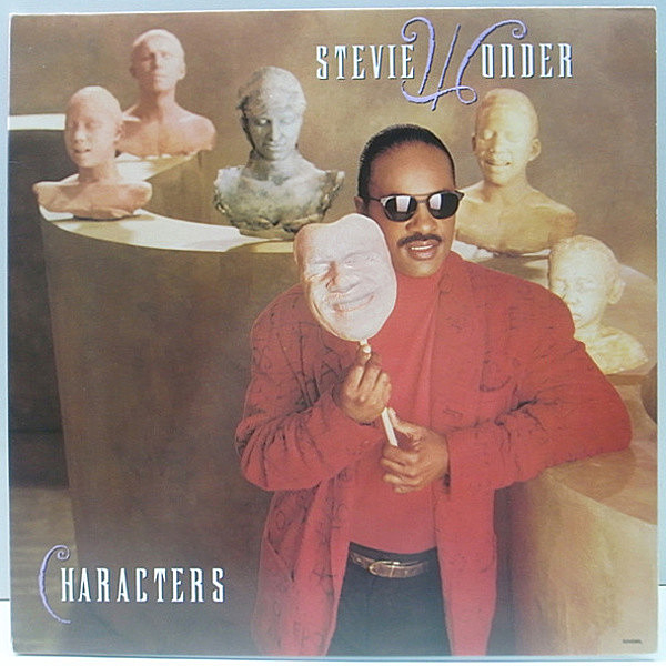 レコードメイン画像：美品 CRC レコードクラブ USオリジナル STEVIE WONDER Characters ('87 Motown) Michael Jackson 参加 1Aマト COLOMBIAプレス