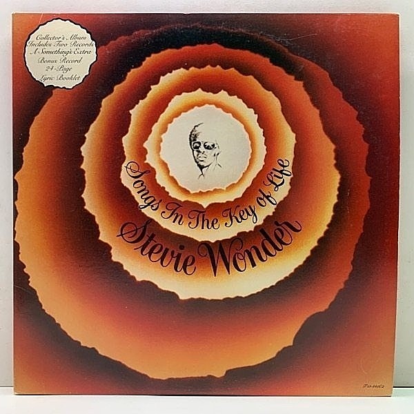 レコードメイン画像：USオリジナル 2LP＋7''[EP]＋ブックレット完品 STEVIE WONDER Songs In The Key Of Life ('76 Tamla) GFジャケ 米 初回プレス おまけ付き